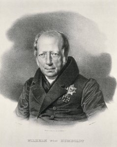 HUMBOLDT, Wilhem von (1767-1835). Tysk statsmand og filosof. Litografi. af Artist Unknown