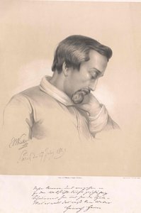 Heinrich Heine (tryk) af Artist Unknown