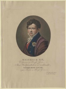 Heinrich Graf Reuss zu Greiz af Artist Unknown