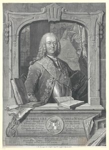 Henrik greve af Buenau af Artist Unknown