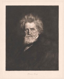 Hermann von Lingg (tryk) af Artist Unknown