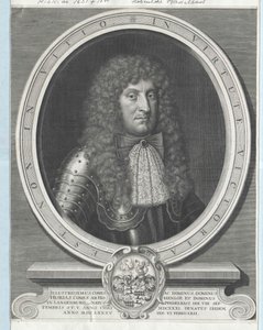 Hezekiah greve Hohenlohe-Waldenburg-Pfedelbach af Artist Unknown