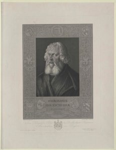 Hieronymus Holzschuher (tryk) af Artist Unknown
