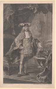 Den hellige romerske kejser Karl VI af Artist Unknown