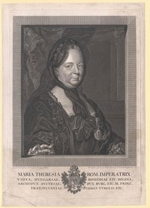 Den hellige romerske kejserinde Maria Theresia af Artist Unknown