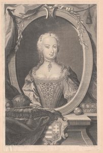 Den hellige romerske kejserinde Maria Theresia af Artist Unknown