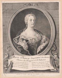 Den hellige romerske kejserinde Maria Theresia af Artist Unknown