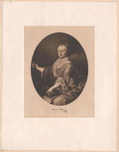 Den hellige romerske kejserinde Maria Theresia af Artist Unknown