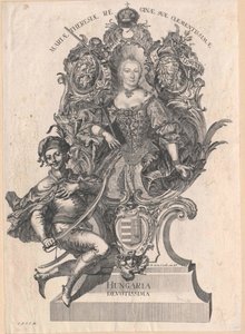 Den hellige romerske kejserinde Maria Theresia af Artist Unknown
