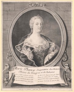 Den hellige romerske kejserinde Maria Theresia af Artist Unknown