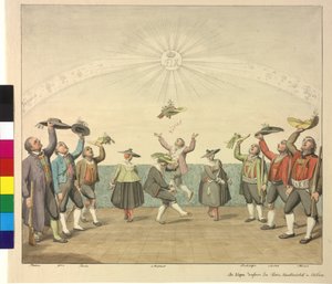 Hyldest til kejser Franz I af tyrolerne af Artist Unknown