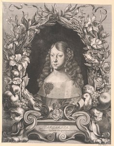 Infanta af Spanien Margarete Theresia (print) af Artist Unknown