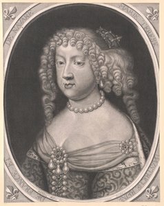 Infanta af Spanien Maria Theresia (print) af Artist Unknown