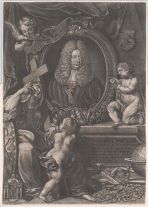 Jacob Wilibald Haller von Hallerstein (print) af Artist Unknown