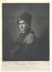 Jean Jacques Rousseau af Artist Unknown