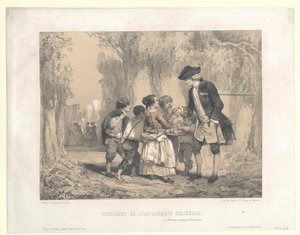 Jean Jacques Rousseau af Artist Unknown