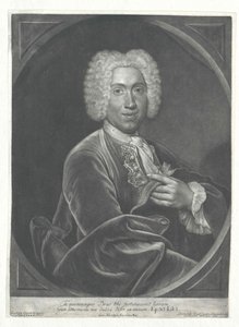 Johann Frederick baron Bachoff af livagtig af Artist Unknown