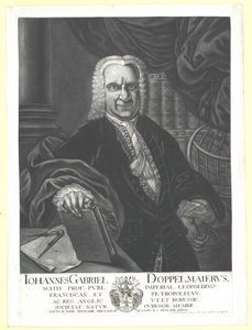 Johann Gabriel Doppelmayr af Artist Unknown