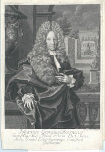 Johann Georg Boerner af Artist Unknown