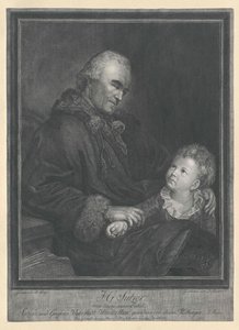 Johann Georg Sulzer af Artist Unknown