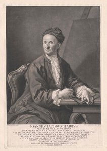 Johann Jakob Haid af Artist Unknown