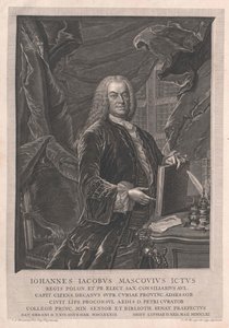 Johann Jakob Mascov af Artist Unknown