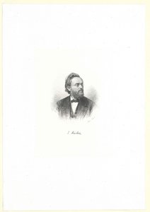 Johannes Huber (print) af Artist Unknown