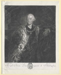 Joseph Adam Johann Nepomuk greve von Schwarzenberg (top) af Artist Unknown