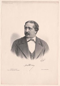 Joseph Durm (print) af Artist Unknown