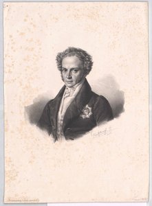 Joseph Ludwig greve af Armansperg (print) af Artist Unknown
