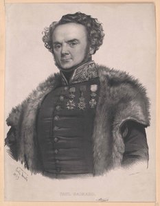 Joseph Paul Gaimard (print) af Artist Unknown