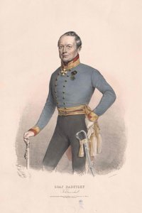 Joseph greve Radetzky af Radetz af Artist Unknown