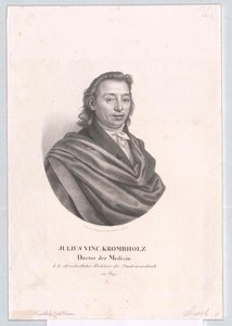Julius Vincent dyrebar von Krombholz af Artist Unknown