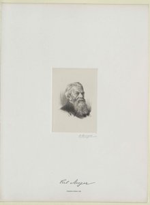Karl Menger (print) af Artist Unknown