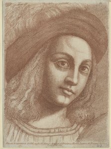 Katharina von Bora (print) af Artist Unknown