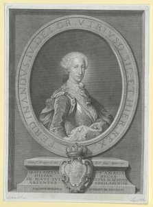 Konge både på Sicilien Ferdinand I af Artist Unknown