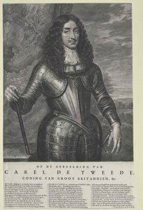 Kongen af England Charles II af Artist Unknown
