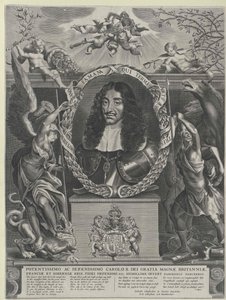 Kongen af England Charles II af Artist Unknown