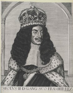 Kongen af England Charles II af Artist Unknown