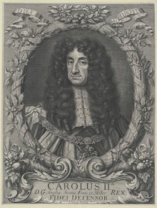 Kongen af England Charles II af Artist Unknown