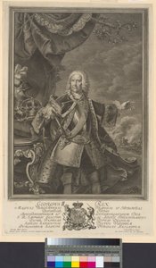 Konge af England kurfyrste af Hannover George II af Artist Unknown