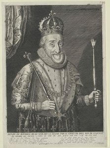 Konge af Frankrig Henry IV af Artist Unknown