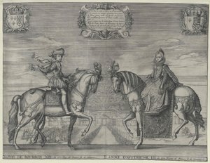 Kongen af Frankrig Louis XIII af Artist Unknown