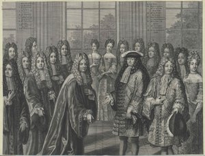 Kongen af Frankrig Louis XIV af Artist Unknown