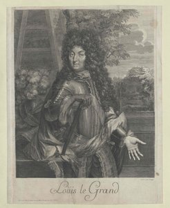 Kongen af Frankrig Louis XIV af Artist Unknown