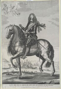 Kongen af Frankrig Louis XIV af Artist Unknown