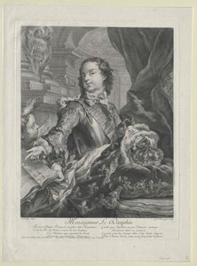 Kongen af Frankrig Louis XV af Artist Unknown