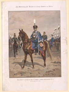 Konge af Italien Humbert I af Artist Unknown