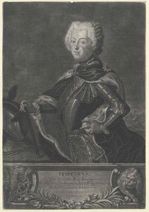 Kongen af Preussen Frederik II af Artist Unknown