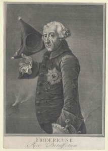 Kongen af Preussen Frederik II af Artist Unknown